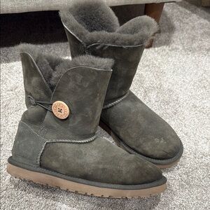 UGG Women's Gray Sheepskin Boots